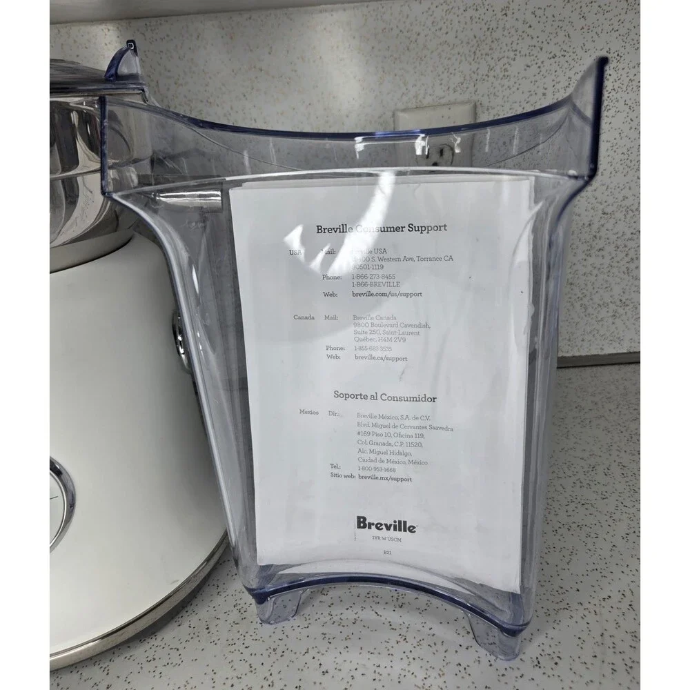 Breville The Juice Fountain Cold XL White BJE830SST 1200W Centrifugal Juicer